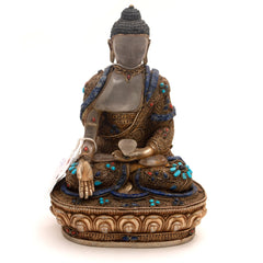Himalayan Quartz Crystal Buddha Statue-Buddhism-Siesta Crafts