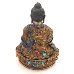 Himalayan Quartz Crystal Buddha Statue-Buddhism-Siesta Crafts