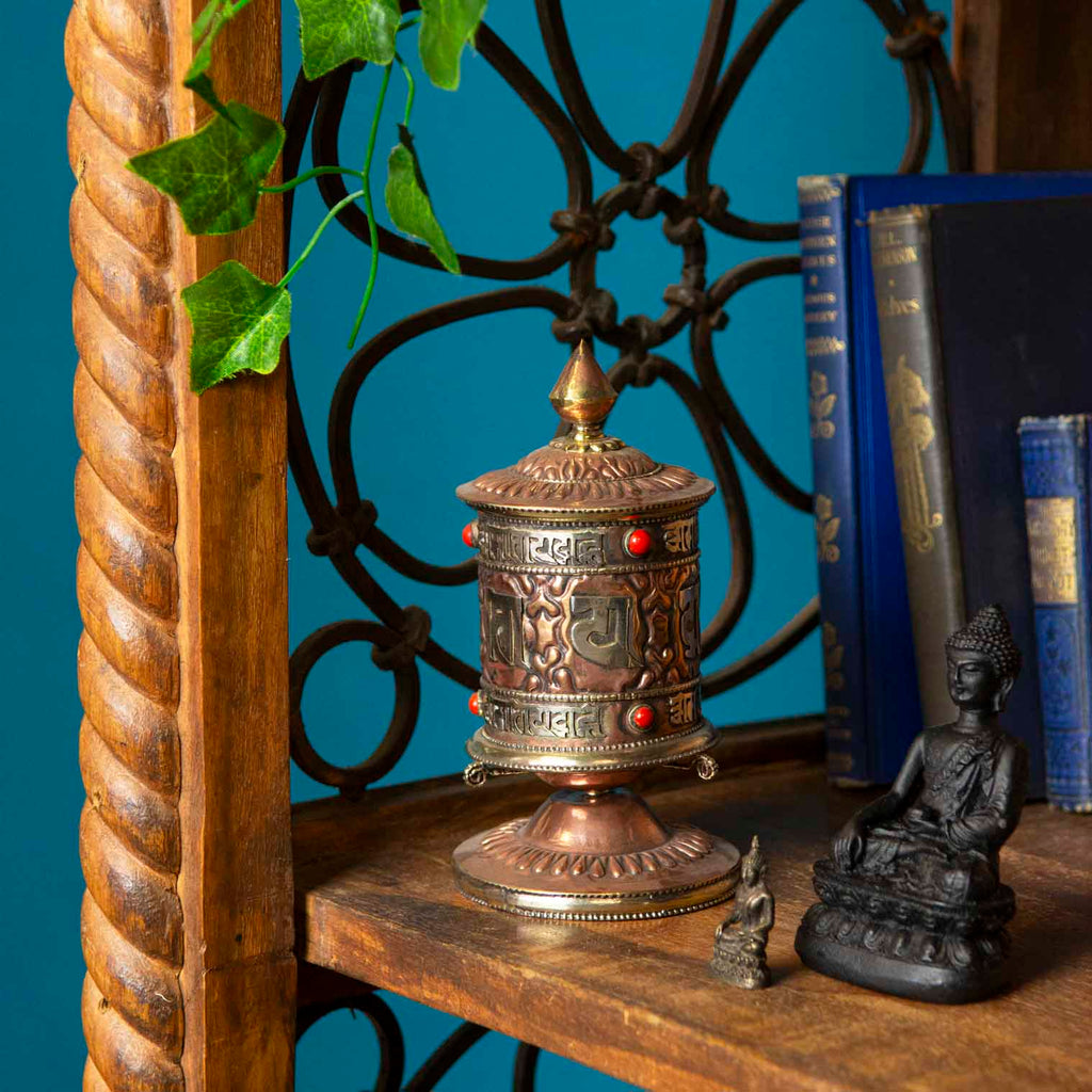 Special Standing Prayer Wheel No.227-Buddhism-Siesta Crafts