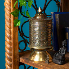 Special Standing Prayer Wheel No.230-Buddhism-Siesta Crafts