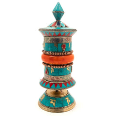 Special Standing Prayer Wheel No.234-Buddhism-Siesta Crafts