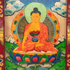 Small Tibetan Style Painted Board-Buddhism-Siesta Crafts
