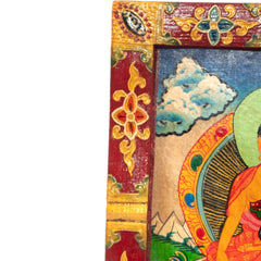 Small Tibetan Style Painted Board-Buddhism-Siesta Crafts