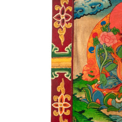 Small Tibetan Style Painted Board-Buddhism-Siesta Crafts