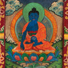 Small Tibetan Style Painted Board-Buddhism-Siesta Crafts