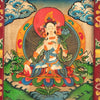 Small Tibetan Style Painted Board-Buddhism-Siesta Crafts