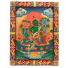 Medium Tibetan Style Painted Board-Buddhism-Siesta Crafts