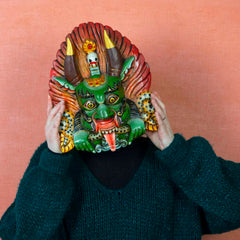 Artisan Cheppu Mask No.263-Home Décor-Siesta Crafts