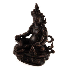 Copper Kuber Statue-Buddhism-Siesta Crafts