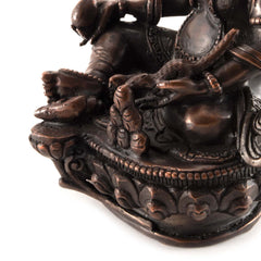 Copper Kuber Statue-Buddhism-Siesta Crafts