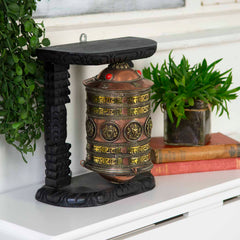 Special Wall Prayer Wheel No.291-Buddhism-Siesta Crafts