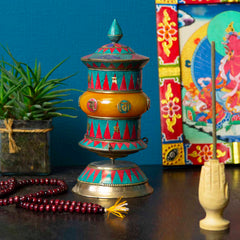 Special Standing Prayer Wheel No.323-Buddhism-Siesta Crafts
