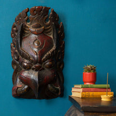 Artisan Big Garuda Dark Wood No.365-Home Décor-Siesta Crafts