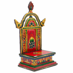 Tibetan Style Altar Stand No.395-Buddhism-Siesta Crafts