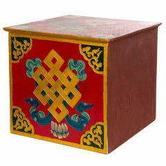 Tibetan Style Set of Three Drawers - Flowers No.398-Furniture-Siesta Crafts