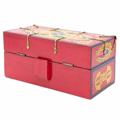 Tibetan Style Travelling Altar Box No.399-Buddhism-Siesta Crafts