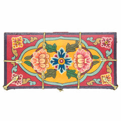 Tibetan Style Travelling Altar Box No.399-Buddhism-Siesta Crafts