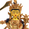 Gold Plated Manjushri Statue No.406-Buddhism-Siesta Crafts
