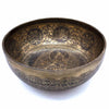 Special Etched Green Tara Singing Bowl-Singing Bowls-Siesta Crafts