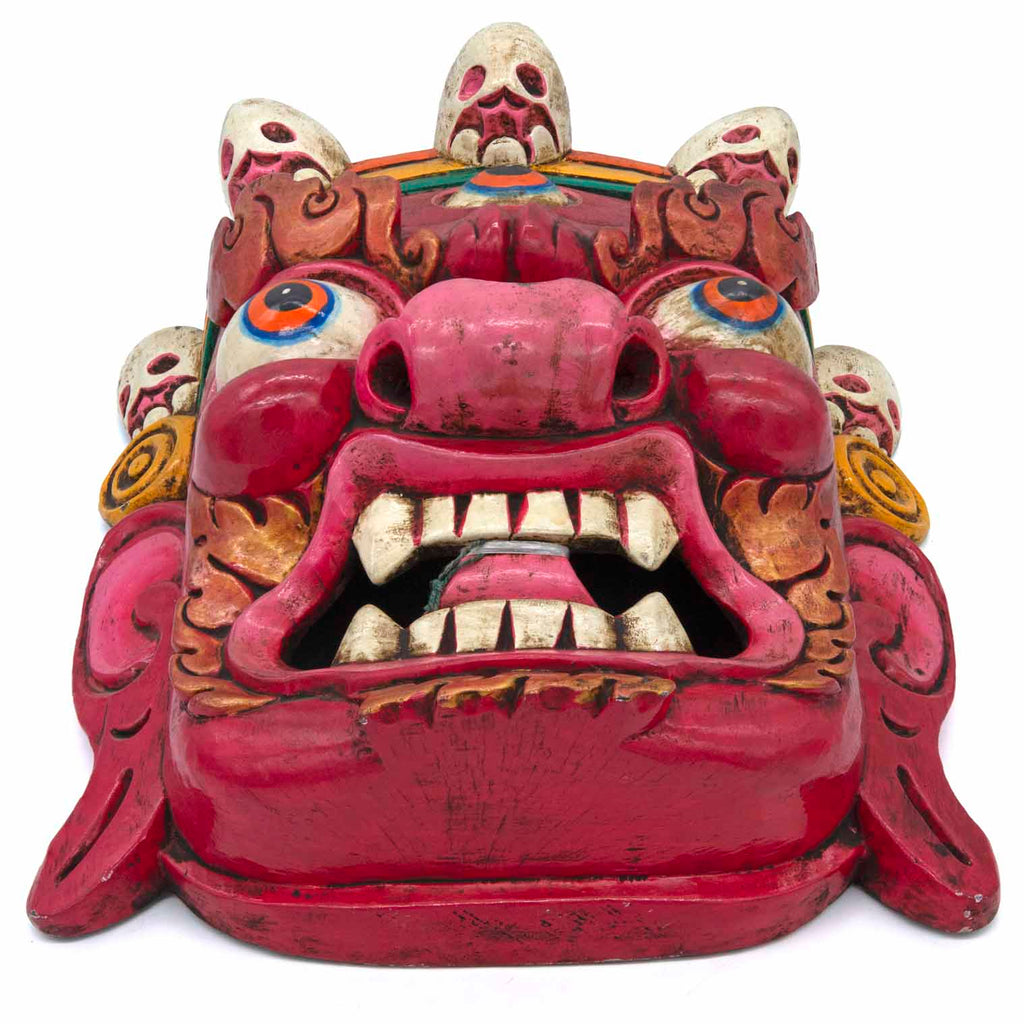Hand-Carved Nepalese Bhairab Mask-Home Décor-Siesta Crafts