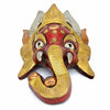 Hand-Carved Nepalese Metal Plate Ganesh Mask-Home Décor-Siesta Crafts