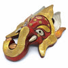 Hand-Carved Nepalese Metal Plate Ganesh Mask-Home Décor-Siesta Crafts
