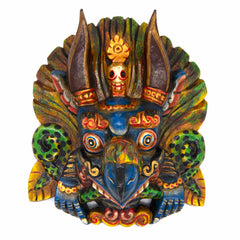Hand-Carved Nepalese Garuda Mask-Home Décor-Siesta Crafts