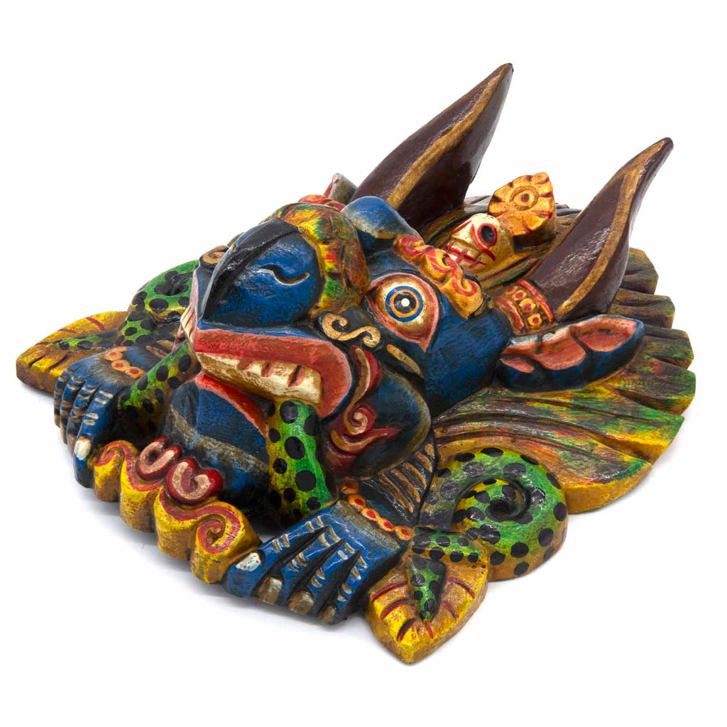 Hand-Carved Nepalese Garuda Mask-Home Décor-Siesta Crafts