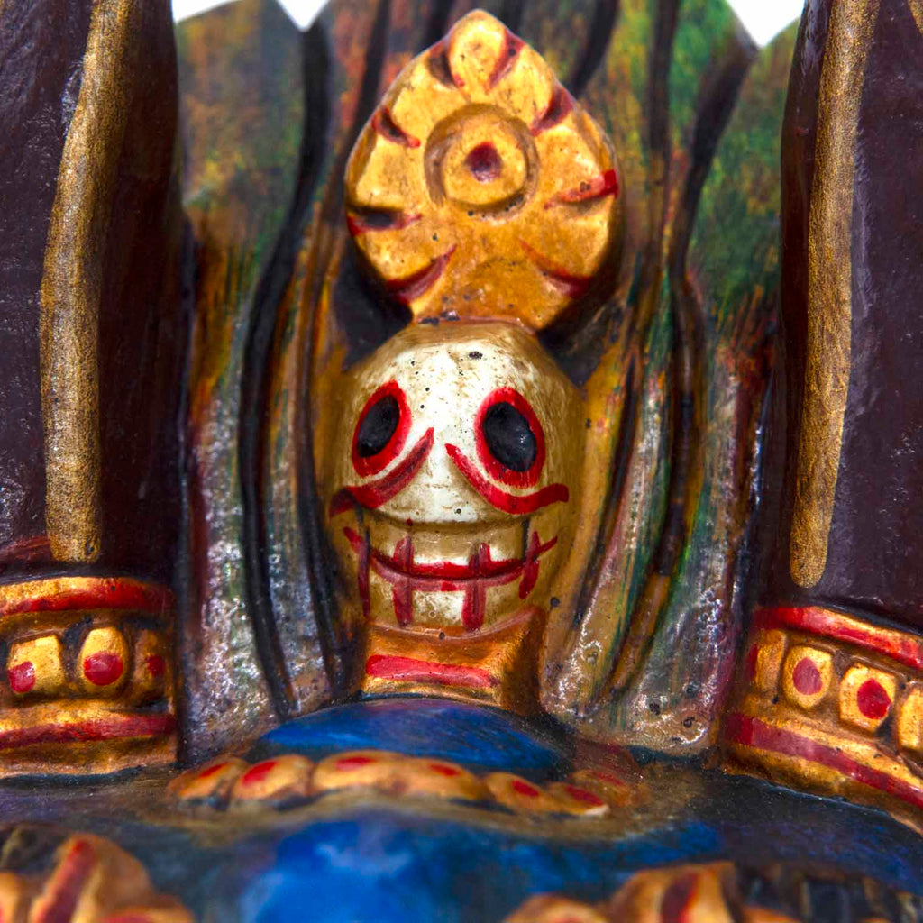 Hand-Carved Nepalese Garuda Mask-Home Décor-Siesta Crafts