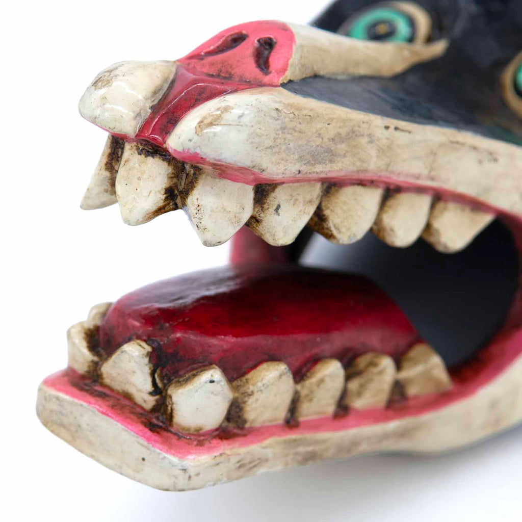Hand-Carved Nepalese Raccoon Mask-Home Décor-Siesta Crafts
