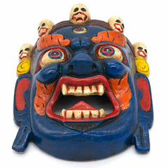 Hand-Carved Nepalese Bhairab Mask-Home Décor-Siesta Crafts