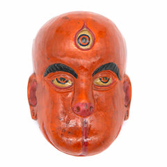 Hand-Carved Nepalese Hanuman Mask-Home Décor-Siesta Crafts