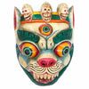 Hand-Carved Nepalese Snowlion Mask-Home Décor-Siesta Crafts