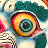 Hand-Carved Nepalese Snowlion Mask-Home Décor-Siesta Crafts