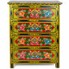 Tibetan Style Four Drawer Wooden Chest of Drawers No.439-Furniture-Siesta Crafts