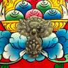 Tibetan Style Four Drawer Wooden Chest of Drawers No.439-Furniture-Siesta Crafts