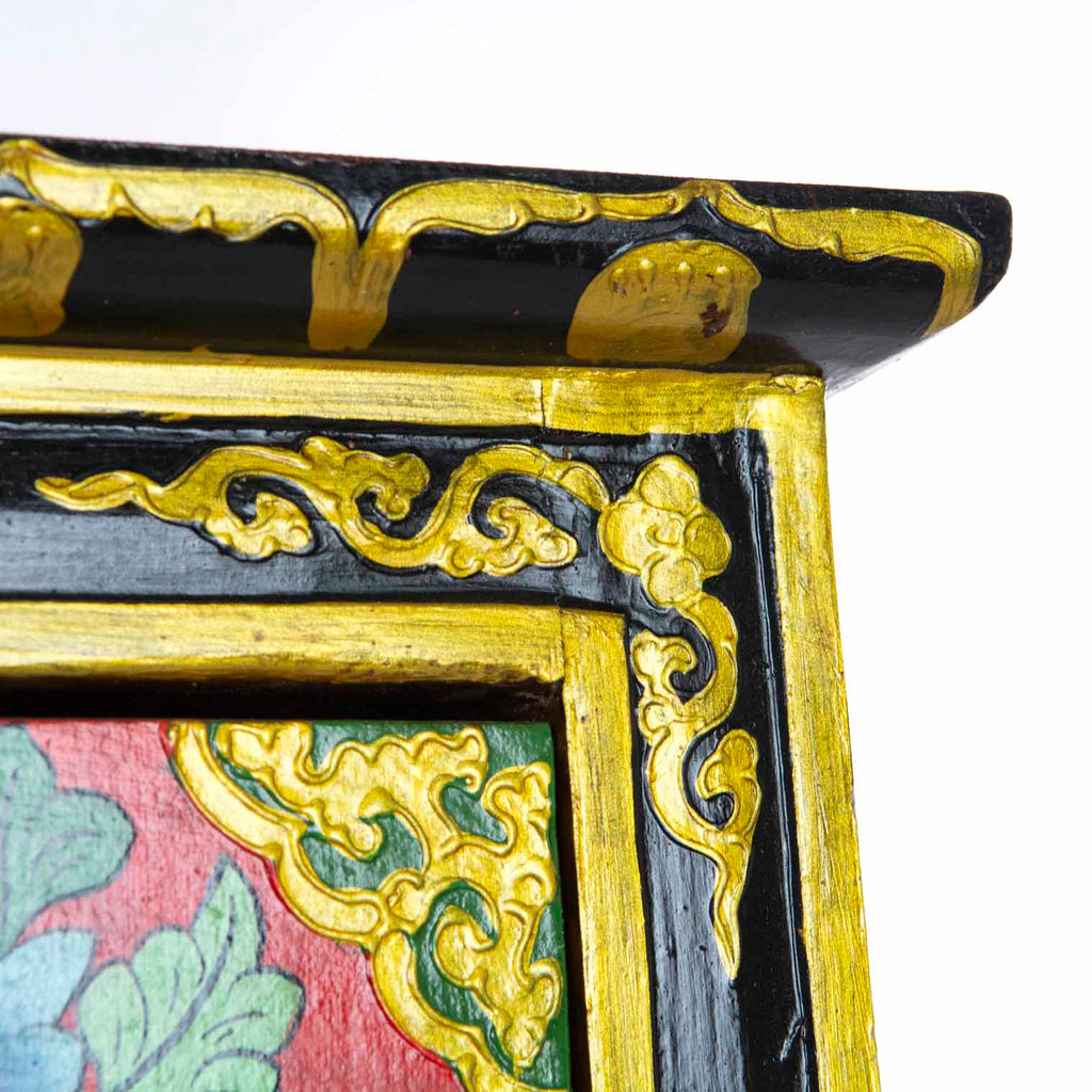 Tibetan Style Four Drawer Wooden Chest of Drawers No.439-Furniture-Siesta Crafts