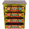 Tibetan Style Four Drawer Wooden Chest of Drawers No.439-Furniture-Siesta Crafts