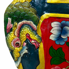 Tibetan Style Single Drawer Wooden Side Unit No.440