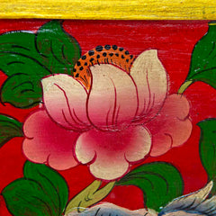 Tibetan Style Single Drawer Wooden Side Unit No.440