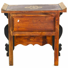 Tibetan Style Single Drawer Wooden Side Unit No.440