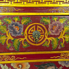 Tibetan Style Wooden Dragon Bench No.441-Furniture-Siesta Crafts