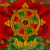 Tibetan Style Three Cupboard Unit No.442-Furniture-Siesta Crafts
