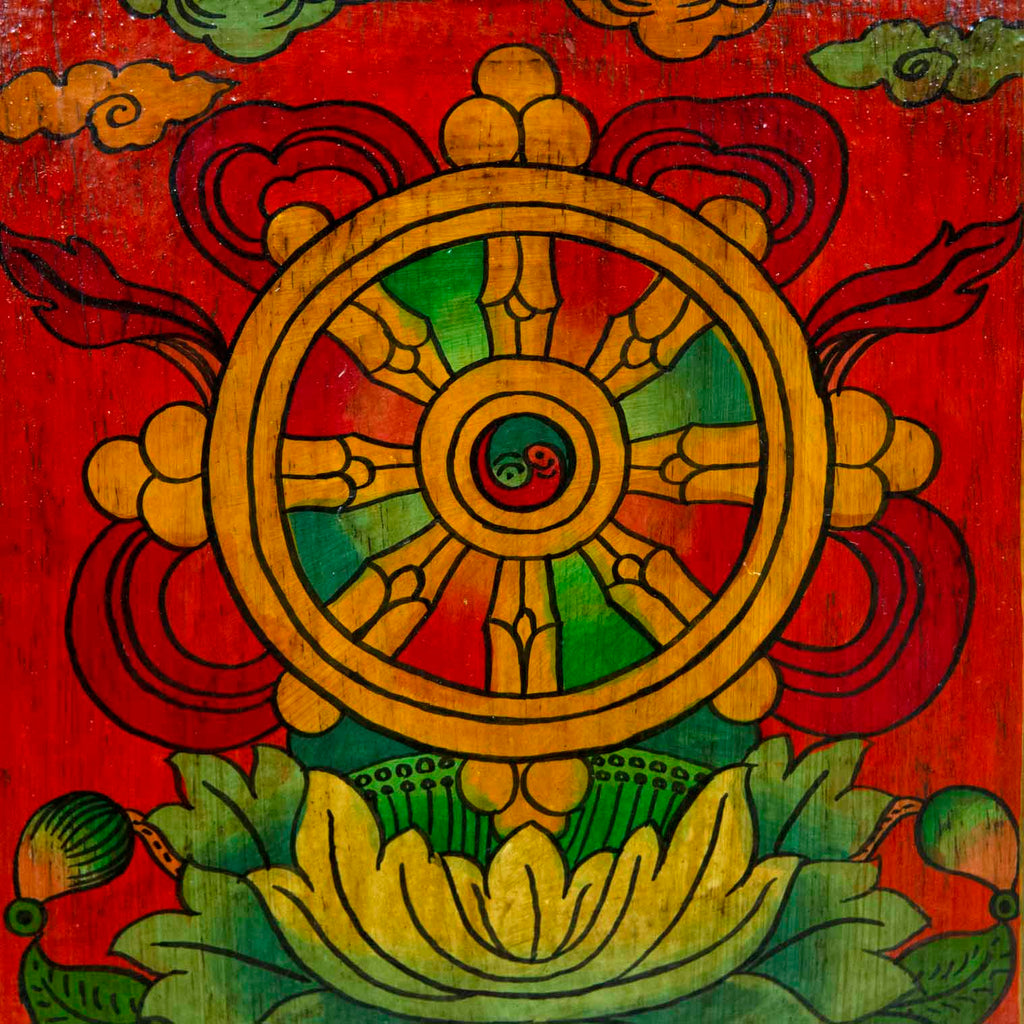 Tibetan Style Three Cupboard Unit No.442-Furniture-Siesta Crafts