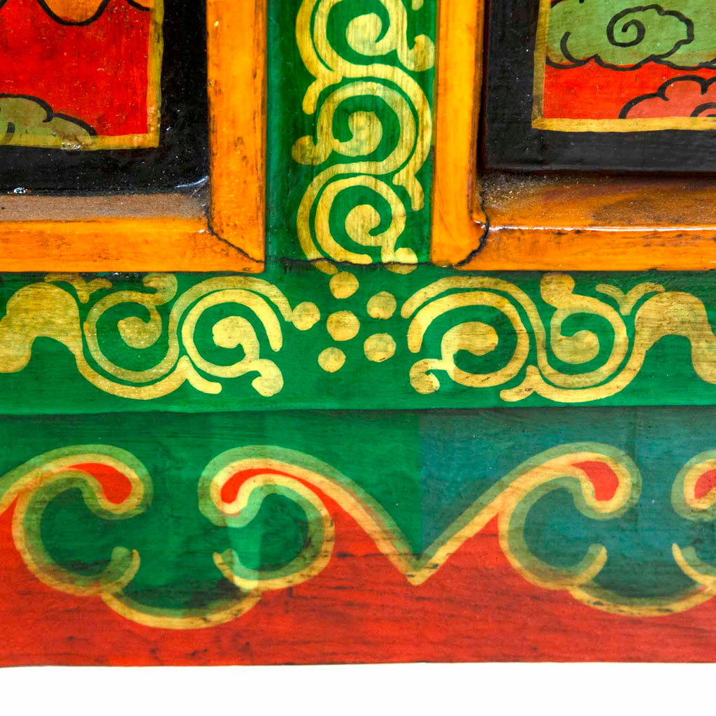 Tibetan Style Three Cupboard Unit No.442-Furniture-Siesta Crafts