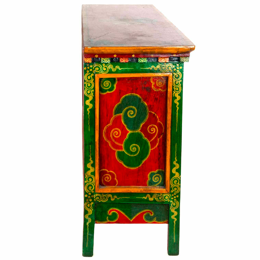Tibetan Style Three Cupboard Unit No.442-Furniture-Siesta Crafts