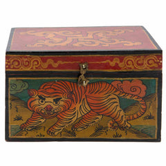 Tibetan Style Large Wooden Chest-Furniture-Siesta Crafts