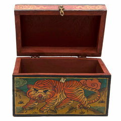 Tibetan Style Large Wooden Chest-Furniture-Siesta Crafts