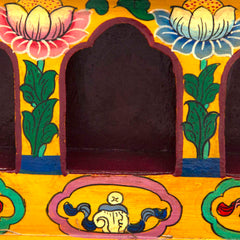 Tibetan Style Travelling Altar Box No.447-Buddhism-Siesta Crafts