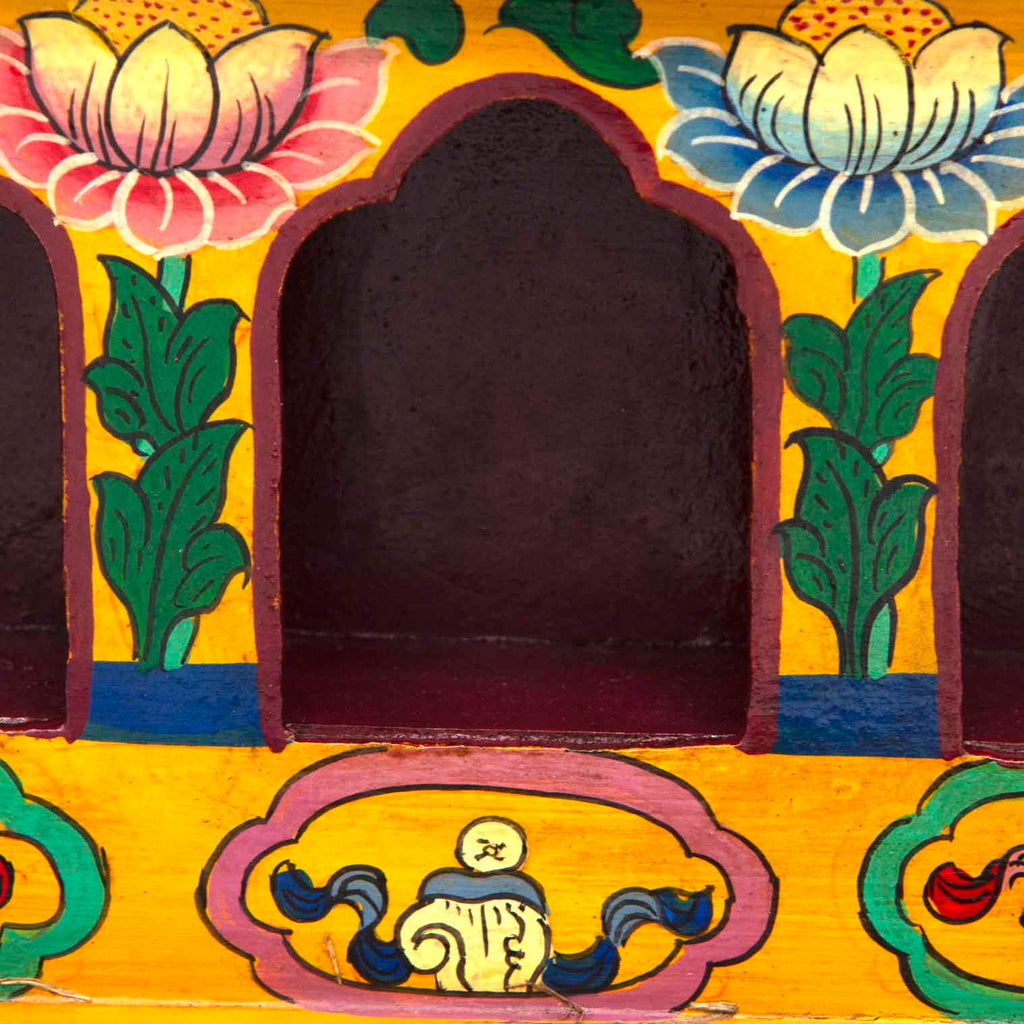 Tibetan Style Travelling Altar Box No.447-Buddhism-Siesta Crafts